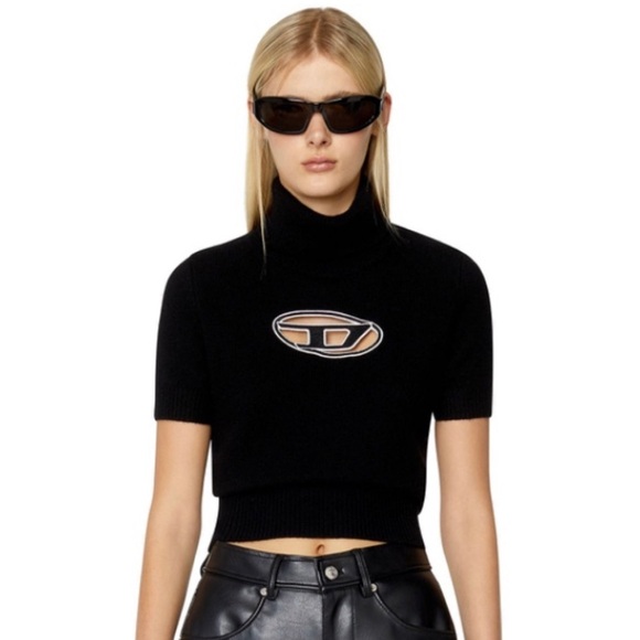 Diesel Logo Sweater Top - Picture 1 of 5